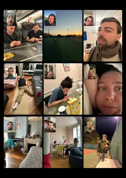 Album — page en cours de tournage